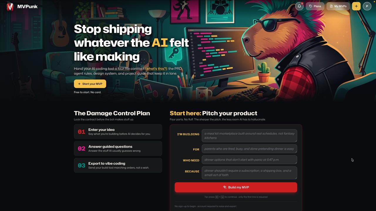 MVPunk homepage